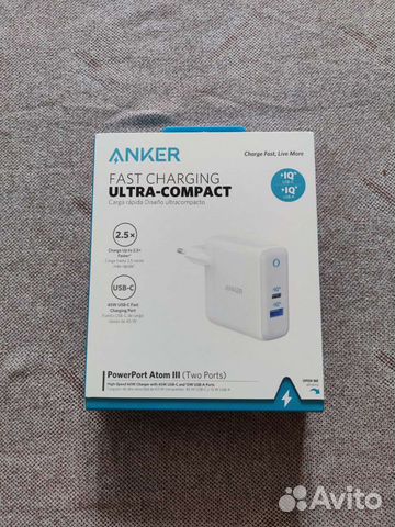 Сетевое зу Anker PowerPort Atom III 60Вт