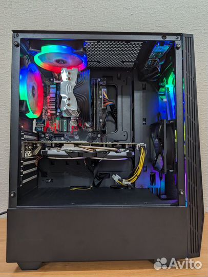 Игровой Компьютер i3-9100F/RX580/16 Gb/SSD/HDD