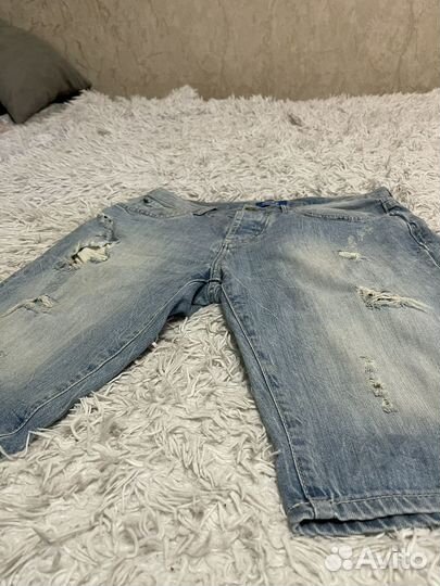 Джинсовые шорты Adidas