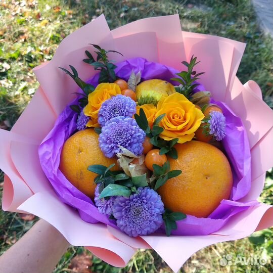 Съедобные букеты, фруктовые,мясные