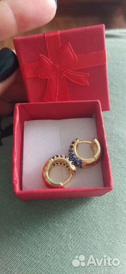 Серьги бижутерия