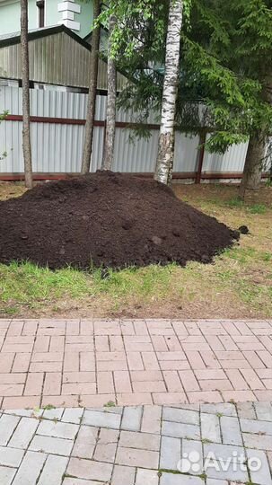 Газонная торфосмесь, песок, навоз, торф, перегной