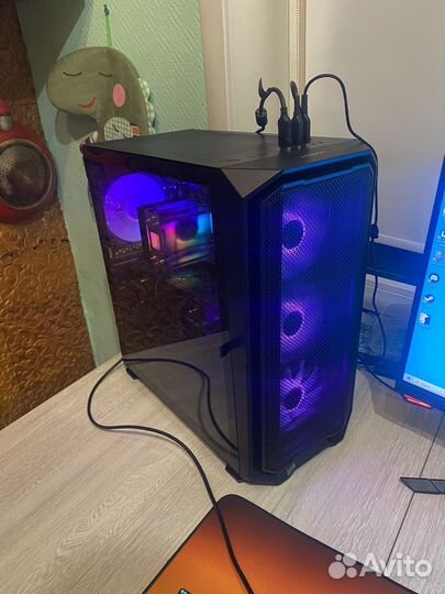 Игровой пк ryzen 5 5600, rx 6600 xt