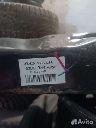 Подрамник на hyundai solaris