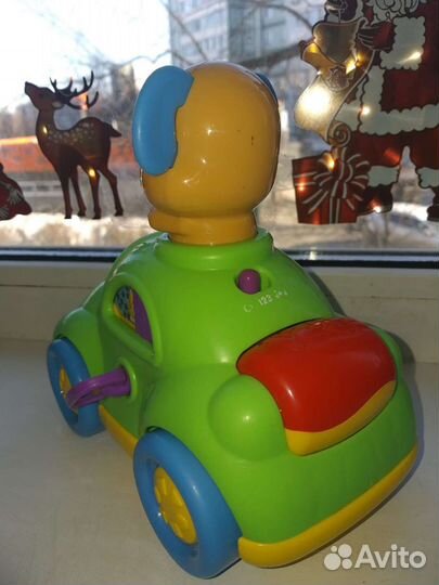 Развивающая машинка со щенком Fisher Price