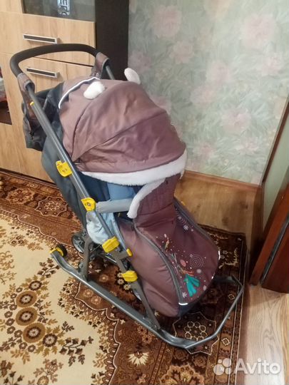 Санки коляска ника 7 2