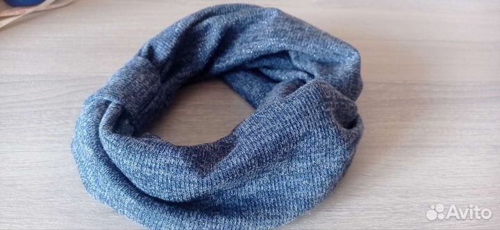 Повязка на голову вязаная трикотаж