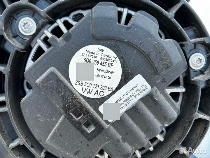 Вентилятор охлаждения двигателя для Skoda Kodiaq