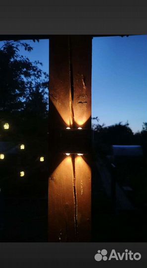 Солнечный настенный фонарик