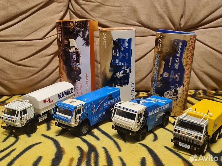 Коллекция Камазов Ралли 1:43 Элекон