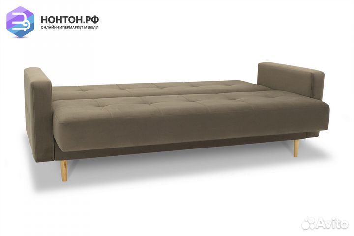 Диван книжка Фиеста светло-коричневый