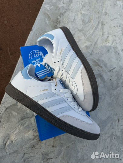 Adidas Samba OG white blue