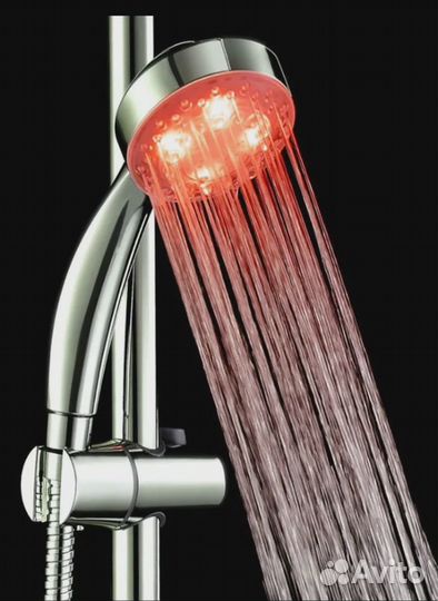 Светодиодная насадка для душа Subor Led Shower
