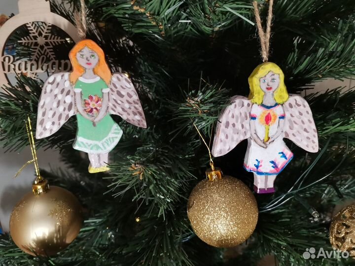 Набор Рождественский ангел. 2шт