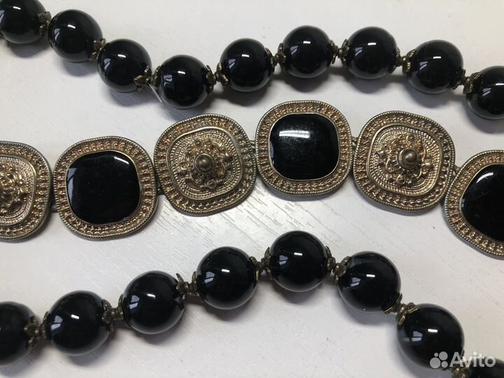 Бусы и браслет. Винтаж. Европа