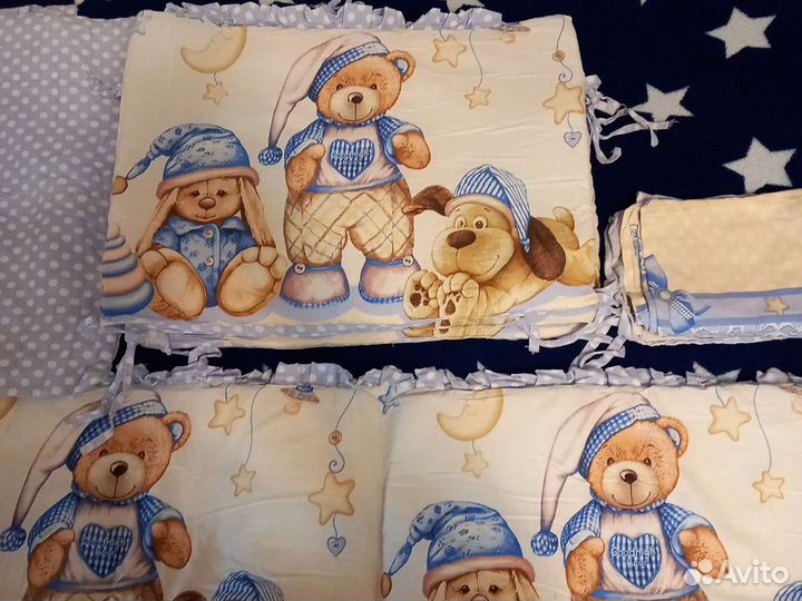 Комплект белья в детскую кроватку
