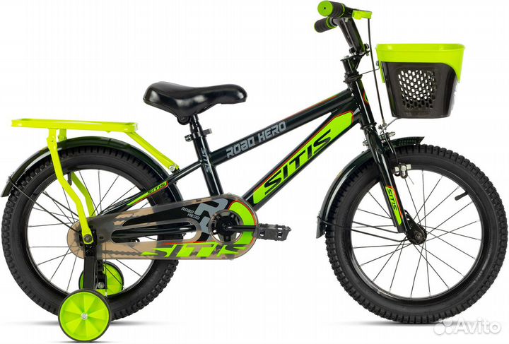Велосипед sitis road hero RH-16 (2022) зеленый Sta