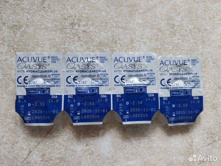 Линзы acuvue oasys