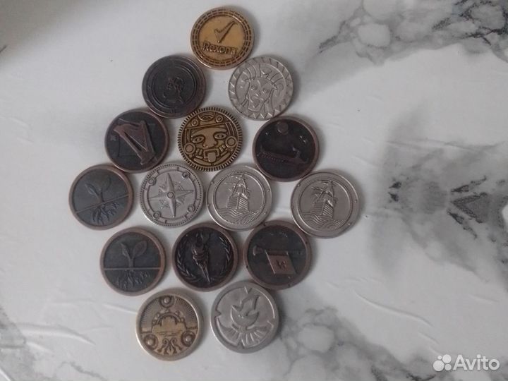 Коллекционные монеты из пятерочки