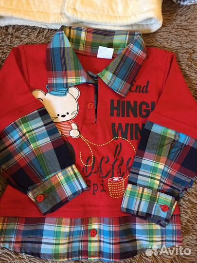 Вещи пакетом 74-80-86 на мальчика