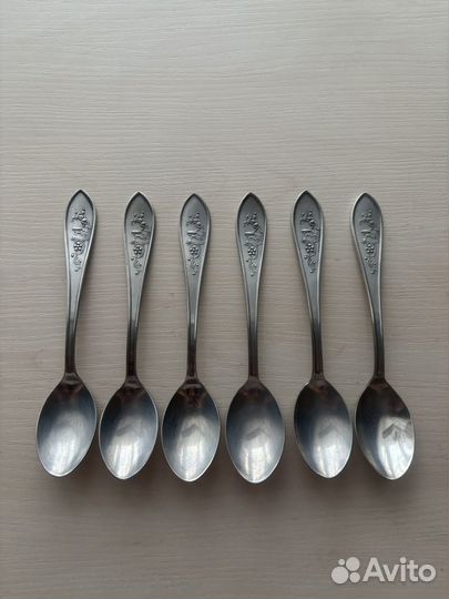 Набор СССР 1969г чайные ложки Медный всадник