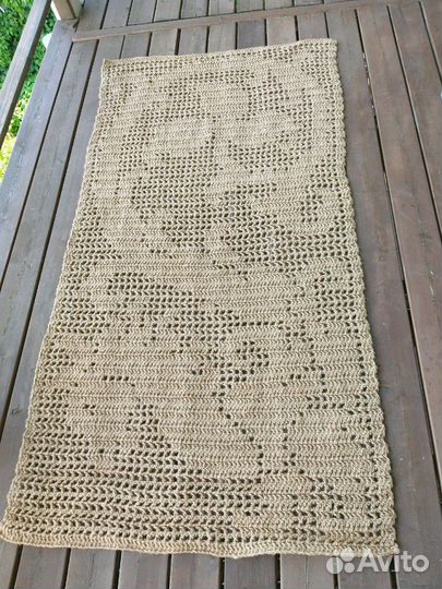 Ковер вязаный