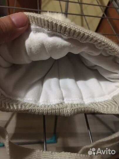 Шапка зимняя для новорожденных