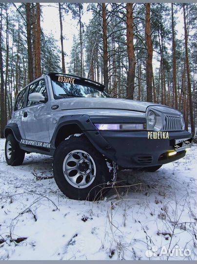 Расширители арок из ABS пластика tager \ korando