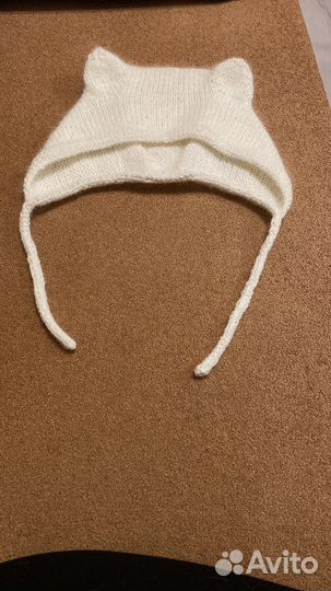 Шапка женская с ушками