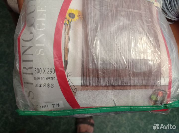 Нитяная занавеска 300*290