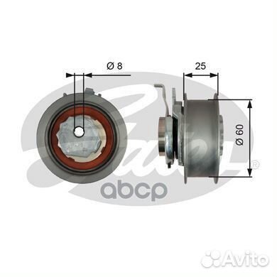 Натяжной ролик привода грм PowerGrip T43247 Gates