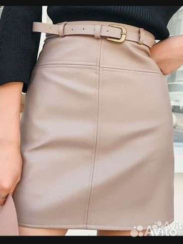 Юбка под кожу