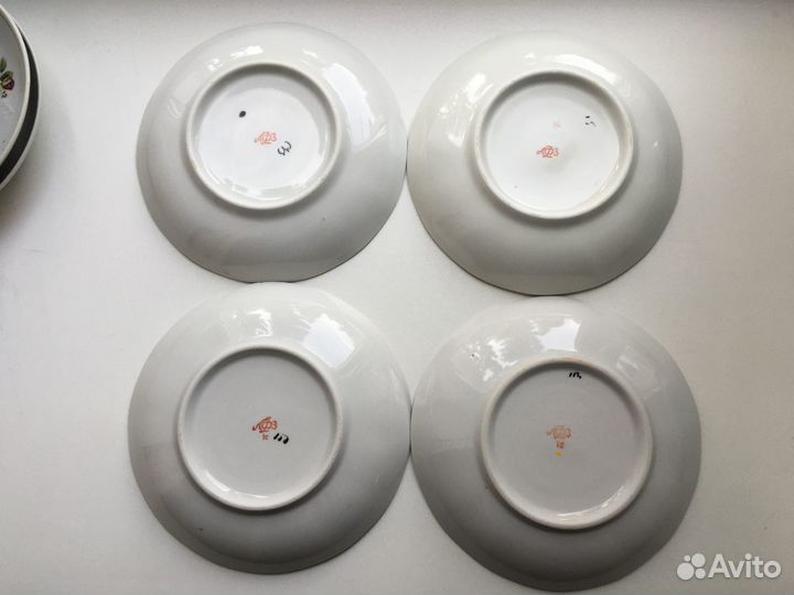 Блюдце, сахарница металлическая СССР