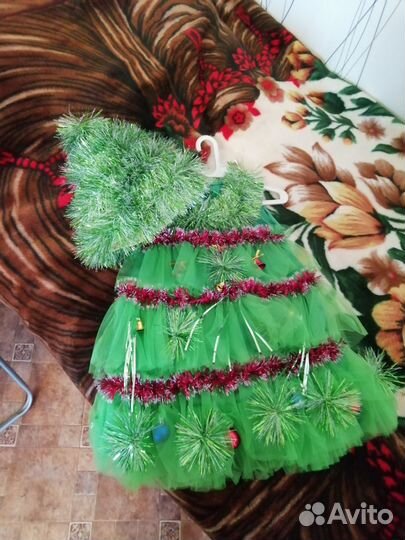 Новогоднее платье Елочка