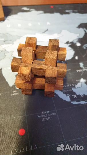 Набор деревянных головоломок 10шт