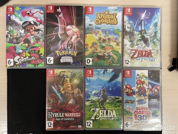 Nintendo switch lite+игры