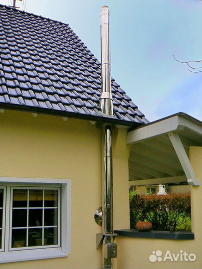 Дымоход 4 м Комплект Диаметр 130х220