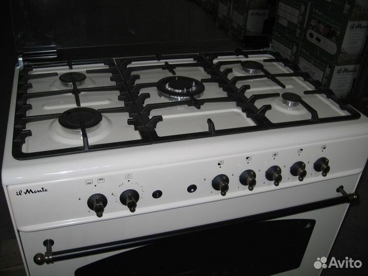 Плита новая на 5 газовых горелок 90см