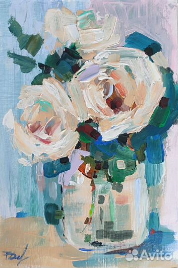 Картина цветы розы