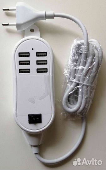 Зарядное устройство на 6 USB-выходов