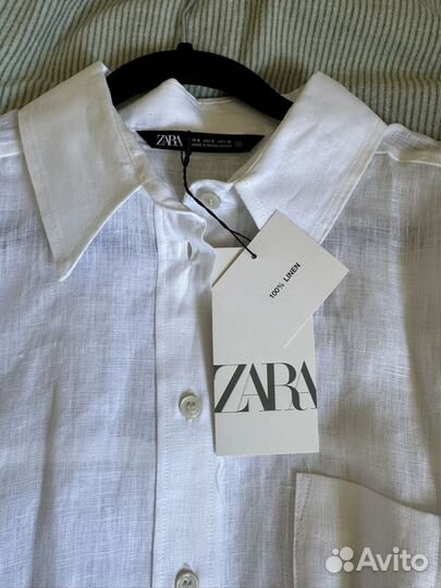 Льняная рубашка Zara