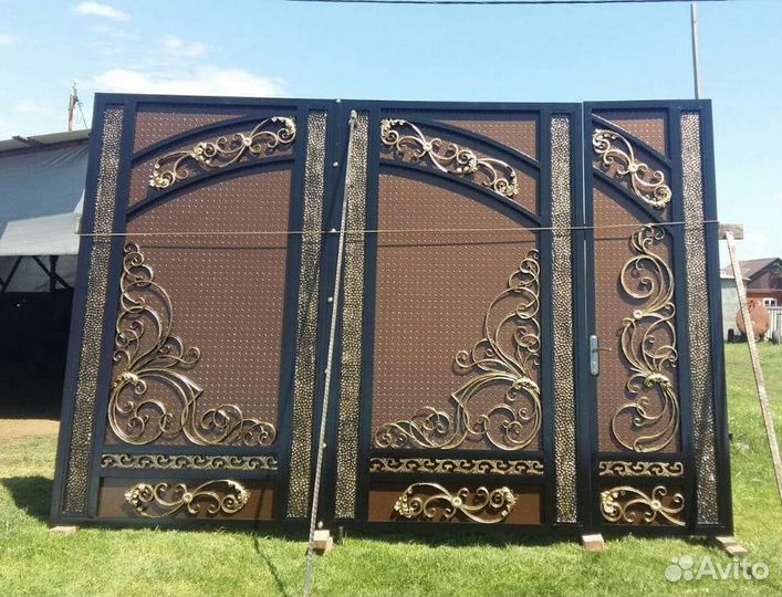 Ворота кованые