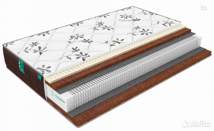 Матрас Sleeptek Lux SoftStrong Cocos 1400х1900х210