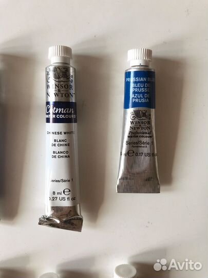 Акварель winsor & newton в тубах