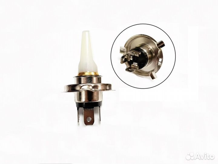 Лампа фары светодиодная H4 LED 80w