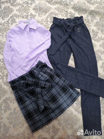 Одежда для девочки пакетом (школьная форма)