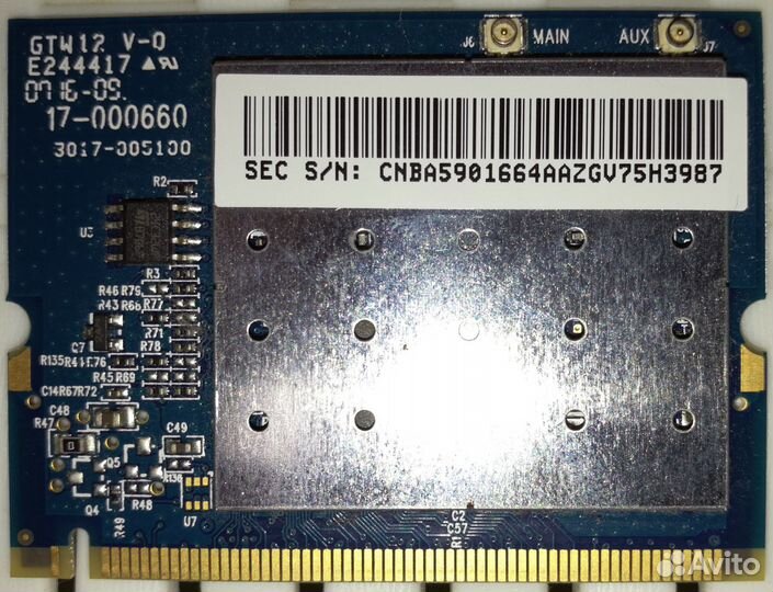 Wi-Fi модуль Atheros AR5BMB5 mini PCI