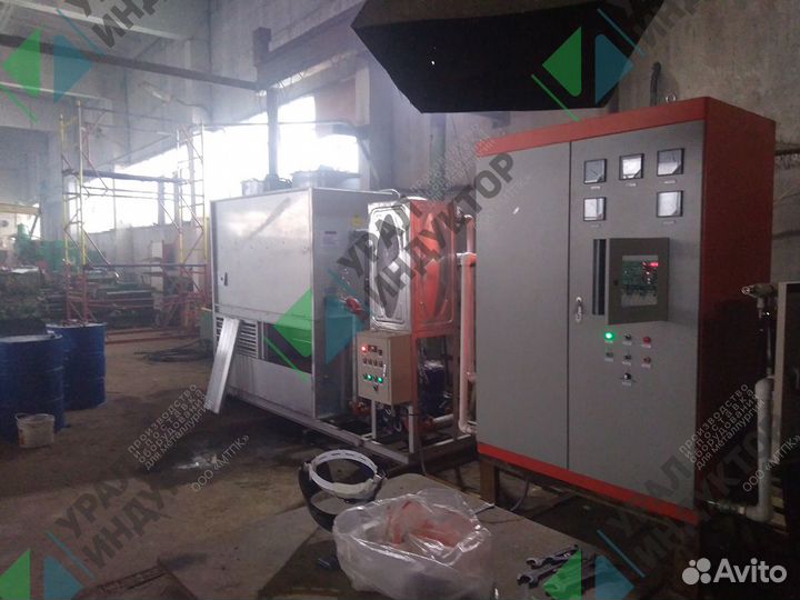 Индукционная плавильная печь 250 кг-160кВт