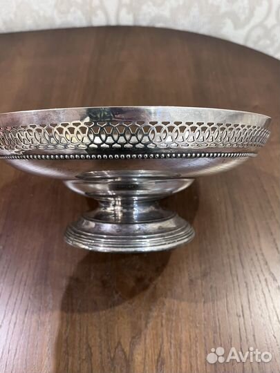 Ваза для фруктов серебрение