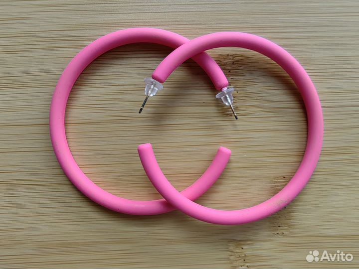 Серьги кольца бижутерия